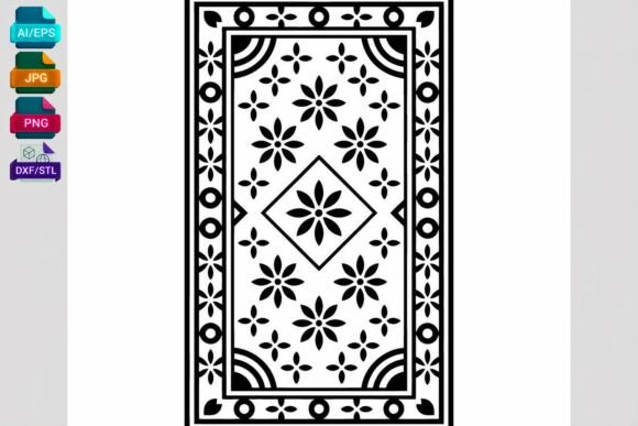 Black White Floral Mandala Pattern SVG Review