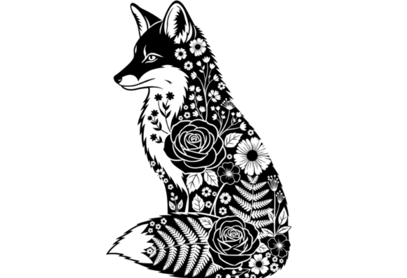 Floral Fox Silhouette SVG Cut File: A Designer's Real-World Review