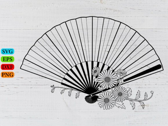 Floral Hand Fan Svg, Hand Fan Clipart Review