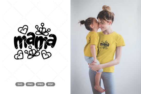 Floral Heart Mama SVG Clipart Review