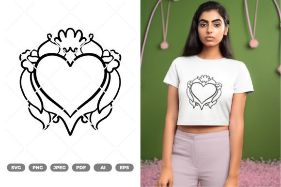 Floral Heart Tattoo SVG Clipart Review