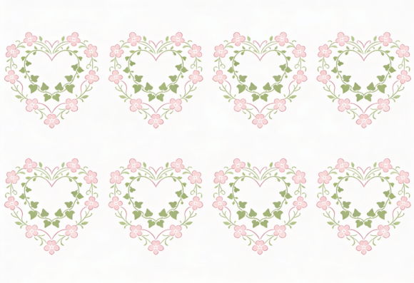 Floral Heart Wreath SVG Clipart: A Designer's Stitch Test