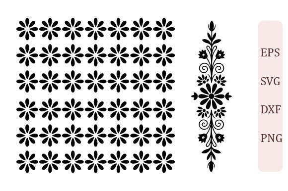 Floral Pattern Border SVG PNG Set: A Designer's Review